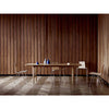 Carl Hansen & Son Hunting BM1160 Table, 2100w x 820d x 720h mm, Frame Walnut Oil , brass cross bars
