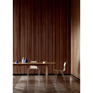 Carl Hansen & Son Hunting BM1160 Table, 2100w x 820d x 720h mm, Frame Walnut Oil , brass cross bars