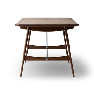 Carl Hansen & Son Hunting BM1160 Table, 2100w x 820d x 720h mm, Frame Walnut Oil , brass cross bars