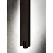 Load image into Gallery viewer, Rettangolo 20099.299 Ceiling-Mount Basin Spout in Xl Black with Rettangolo 26105.299 Separate Control for Basin Mixer, in  black
