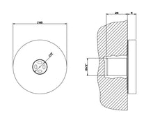 Load image into Gallery viewer, Tondo 32977.030 Wall-Mounted Atomizer Jet in Copper Pvd
