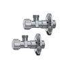 Angle valve 413012I 1/2x3/8 with rosette 2 pcs.