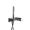 Acqua Zone/ Milano 31023084b 
External Piece for Built-In High Flow Shower Mixer in Chrome with Single Control and Handle & 19023084a 
Internal Piece